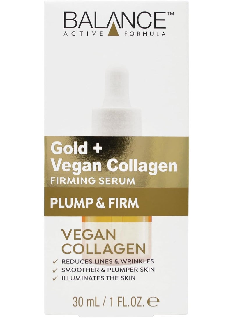 Balance Active Formula Gold Vegan Collagen Firming Serum 30ml - Image 1